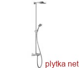 27141000 Raindance EcoSmart Showerpipe 180, для ванны, держатель 350 мм, ½’